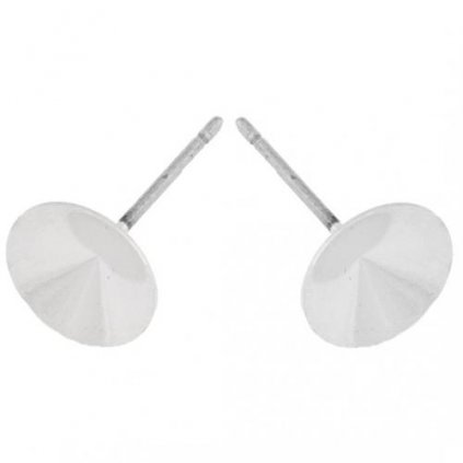 Naušnice trn Rivoli 10mm rhodium