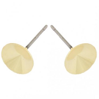 Náušnicový trn Rivoli 10mm gold plating 24kt