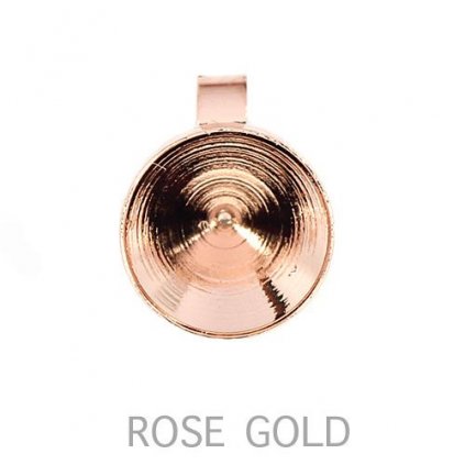 Přívěsek trubička Chaton ss39 rose gold