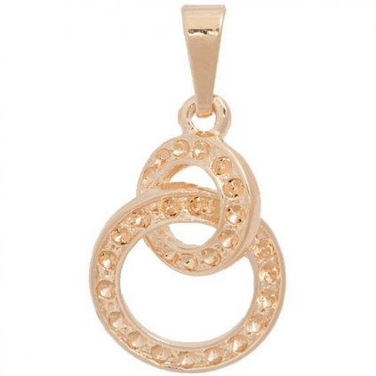 Přívěsek RINGS Chaton rose gold