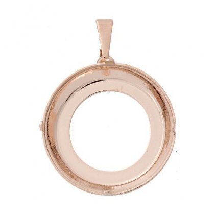 Přívěsek Cosmic Ring 20mm rose gold