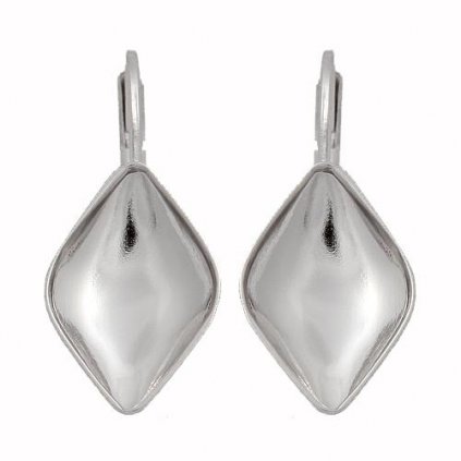 Náušnice Lemon 14mm rhodium