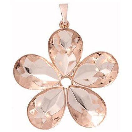 Přívěsek Pear 5x14mm rose gold