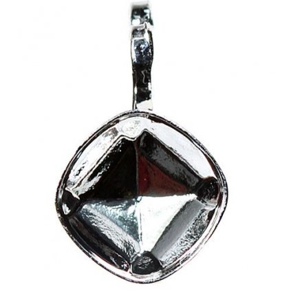 Přívěsek Classical Square8mm rhodium