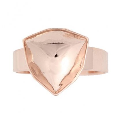 Prsten Trilliant 12mm rose gold