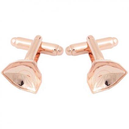 Manžetový knoflík Trilliant 12mm rose gold
