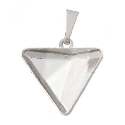 Přívěsek Delta 15,5mm rhodium