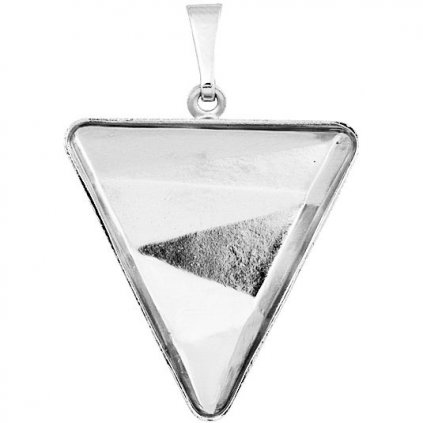 Přívěsek Delta DOWN 21,5mm rhodium