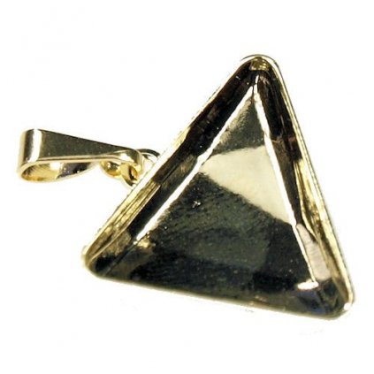 Přívěsek střed Delta 4717 15,5mm gold plating 24kt