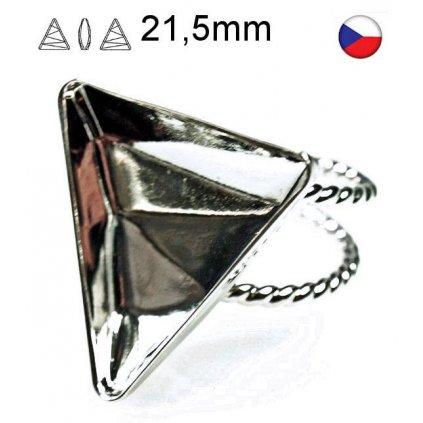 Šátková spona na Delta 4717 21,5mm rhodium