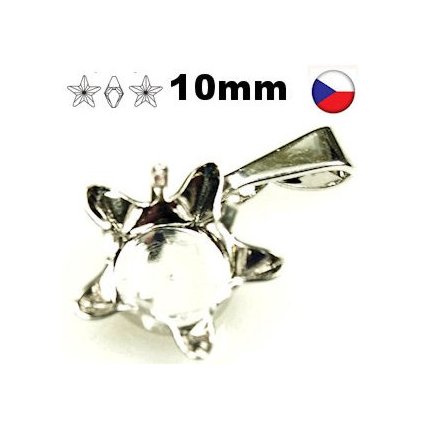 Přívěsek Star 10mm rhodium