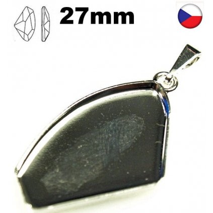 Přívěsek Galactic 27mm rhodium