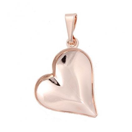 Přívěsek šlupna Sweet Heart 17mm rose gold