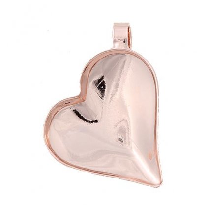 Přívěsek trubička Sweet Heart 17mm rose gold