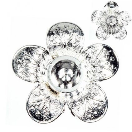 Přívěsek KYTKA Crystal Pearls 10mm rhodium