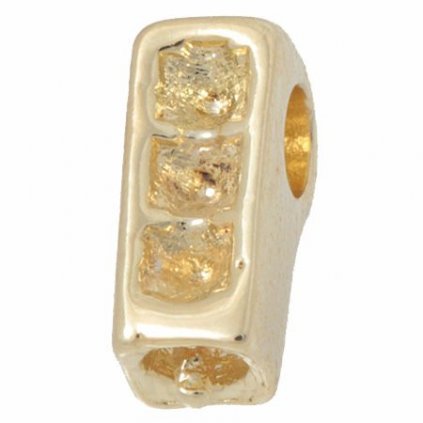 Přívěsek Crystal Pearls 5818 10mm gold plating 24kt
