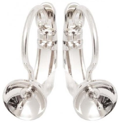 Náušnice KIDS crystalPEARLS 8mm rhodium