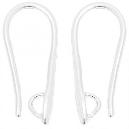 Náušnicový háček 20mm ag clear