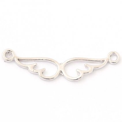 Mezidíl Andělská křídla 30/6mm rhodium