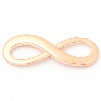 Mezidíl Nekonečno 24/12mm rose gold