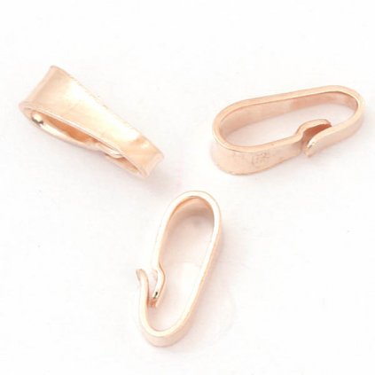 Šlupna 9/4mm Ag925/1000 rose gold