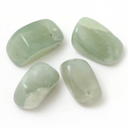 Jadeit china 20/13mm vrtaný (1ks)
