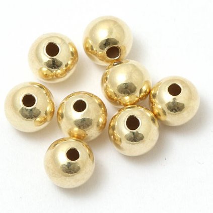 Kulička 6mm Ag925/1000 0,0164g gold plating 24kt