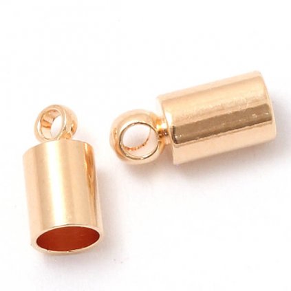 Vlepovací koncovka pro 3mm 4/9mm rose gold