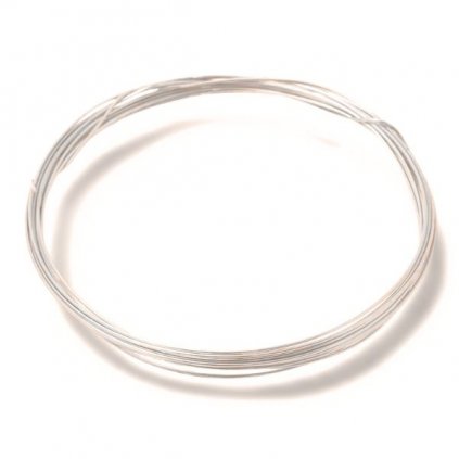 Dekorační drátek 0,3mm/75cm rhodium