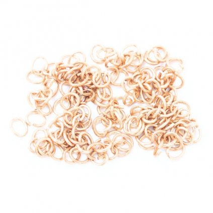 Spojovací oválek 1,9x3,4/0,7mm Ag 925/1000 0,04g rose gold