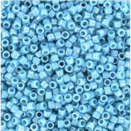 Miyuki Delica 11/0 opaque luster medium turquoise (DB-218)
