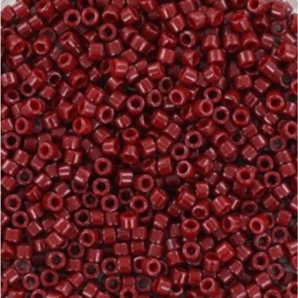 Miyuki Delica 11/0 opaque dyed maroon (DB-654)
