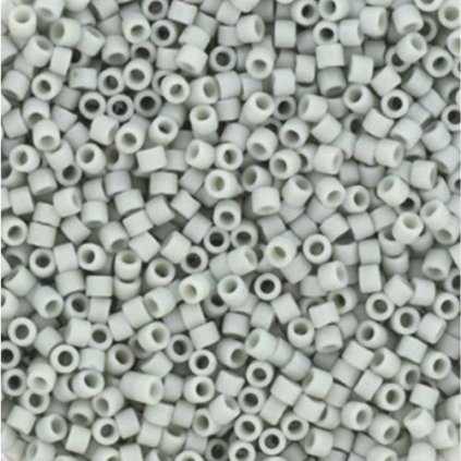 Miyuki Delica 11/0 opaque glazed frosted grey (DB-2281)
