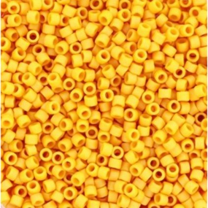 Miyuki Delica 11/0 opaque glazed frosted orange (DB-2285)