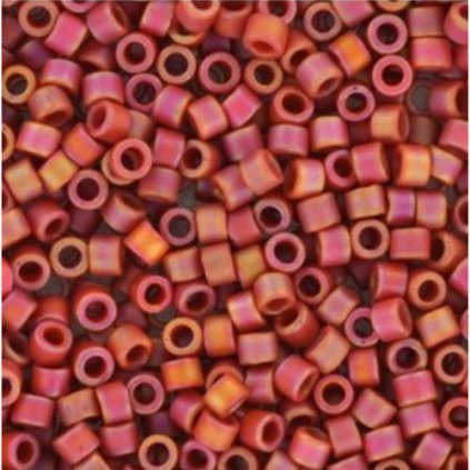 Miyuki Delica 11/0 opaque glazed frosted rainbow (DB-2306)