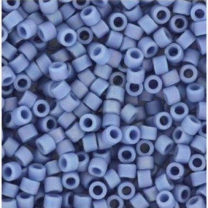 Miyuki Delica 11/0 opaque glazed frosted rainbow blue (DB-2318)
