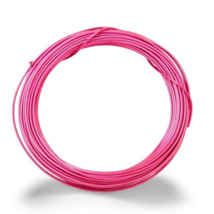 Dekorační drátek hliníkový 1,5mm/10m světle růžová