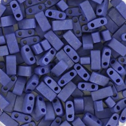 Miyuki Half Tila 5/2,4mm opaque matte luster cobalt (HTL-2075)
