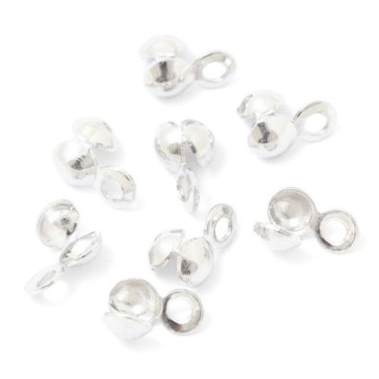Kalota boční 3mm s očkem Ag925/1000 rhodium