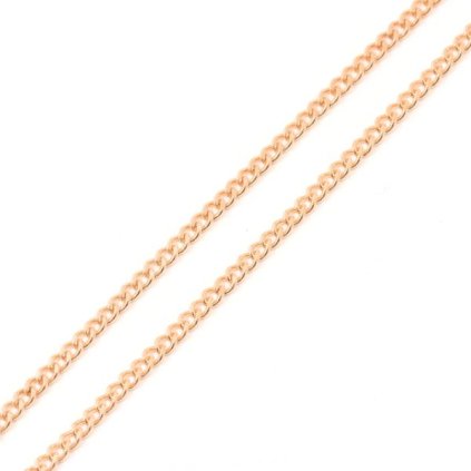 Řetízek 3mm chirurgická ocel rose gold