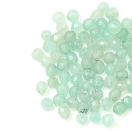 Avanturín zelený broušený 4mm (1ks)