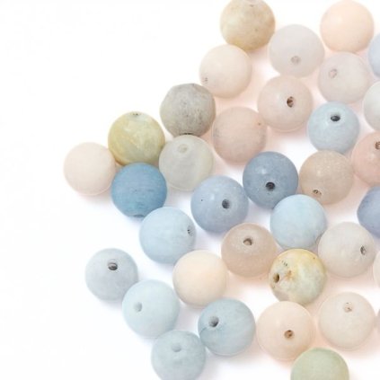 Morganit 8mm mat (1ks)