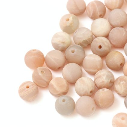 Sluneční kámen 8mm mat (1ks)