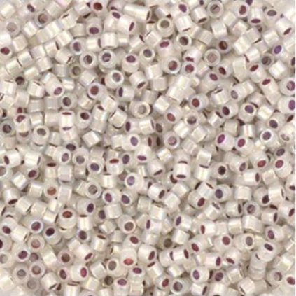 Miyuki Delica 11/0 silverlined opal ab (DB-223)