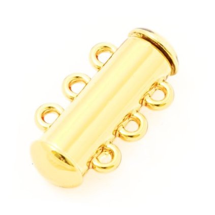 Magnetická záponka trojřadá 20mm zlato