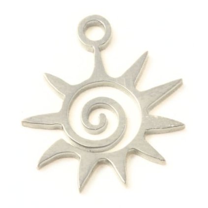 Přívěsek slunce 13mm chirurgická ocel