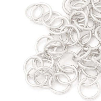Spojovací kroužek 8/1mm Ag925 rhodium