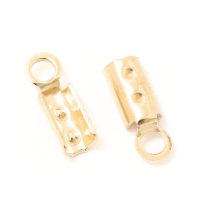 Koncovka na návlekový materiál 8,5/2mm Ag925 rose gold