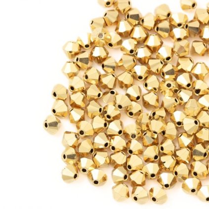 MC perla sluníčko 4mm gold 00010/26200 (10ks)