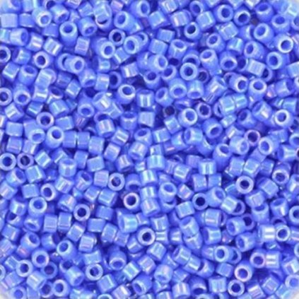 Miyuki Delica 11/0 opaque ab medium blue (DB-167)